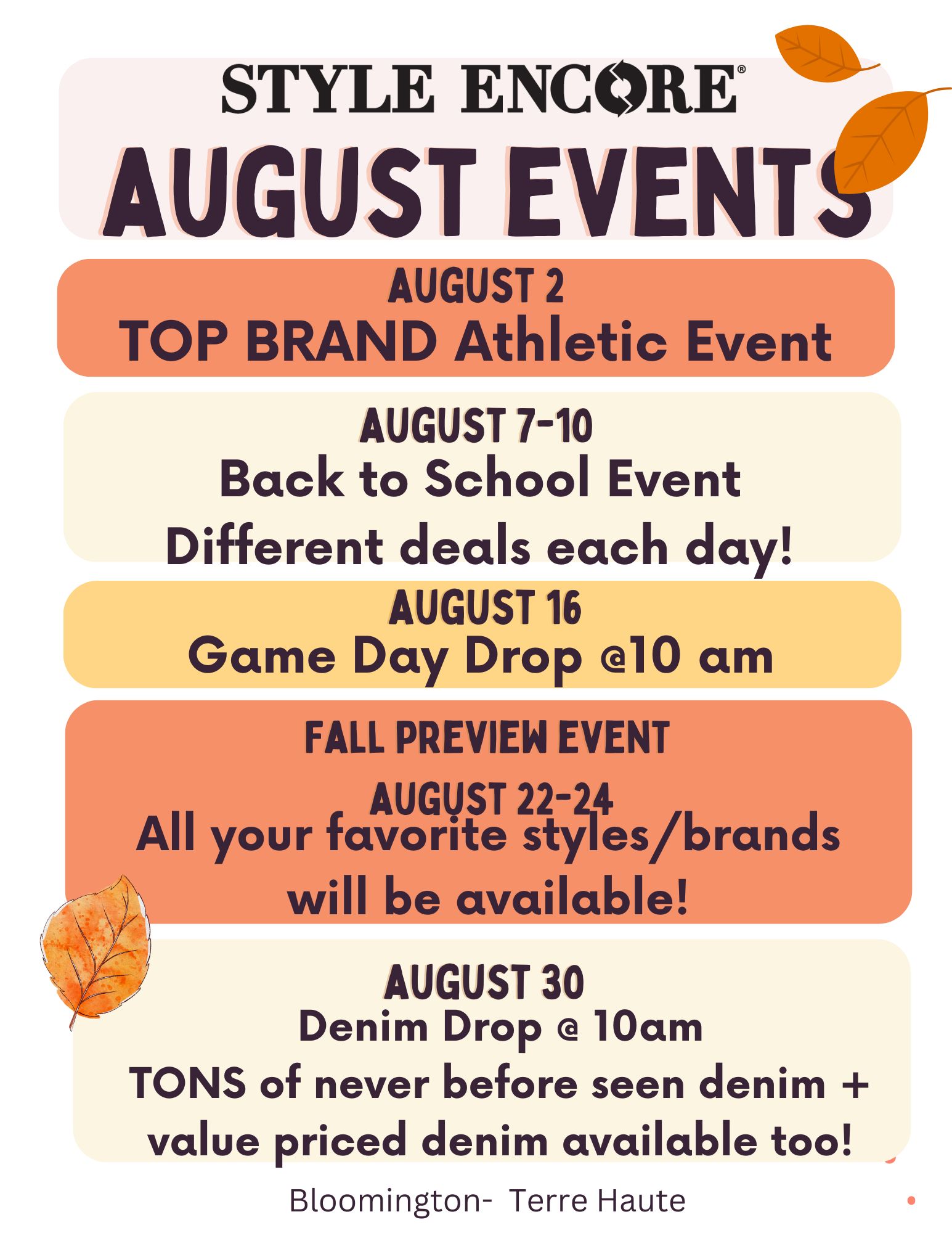 august events